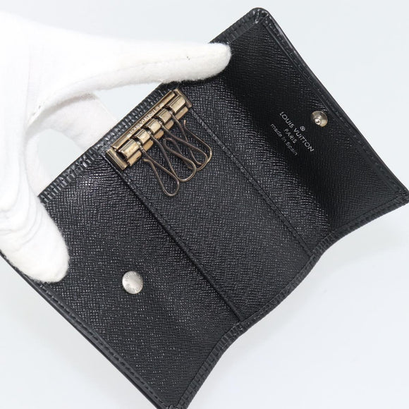 LOUIS VUITTON Epi Multicles 4 Key Case Black M63822 LV Auth am11665V