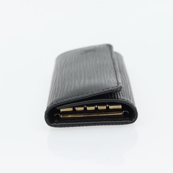 LOUIS VUITTON Epi Multicles 4 Key Case Black M63822 LV Auth am11665V