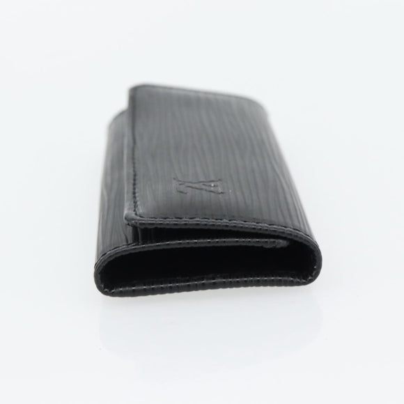 LOUIS VUITTON Epi Multicles 4 Key Case Black M63822 LV Auth am11665V
