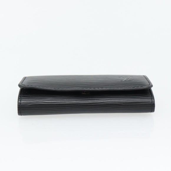 LOUIS VUITTON Epi Multicles 4 Key Case Black M63822 LV Auth am11665V