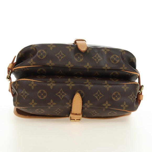 LOUIS VUITTON Monogram Saumur 30 Shoulder Bag M42256 LV Auth am11667V