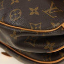 LOUIS VUITTON Monogram Saumur 30 Shoulder Bag M42256 LV Auth am11667V-16