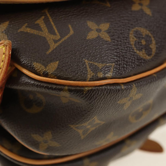 LOUIS VUITTON Monogram Saumur 30 Shoulder Bag M42256 LV Auth am11667V