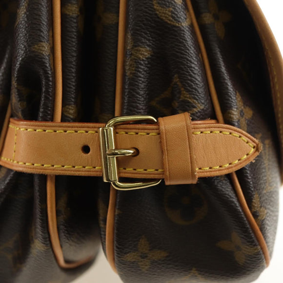 LOUIS VUITTON Monogram Saumur 30 Shoulder Bag M42256 LV Auth am11667V