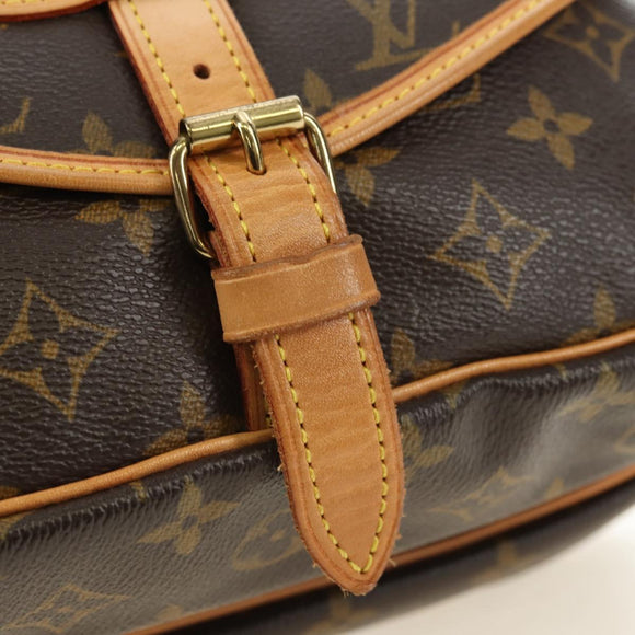 LOUIS VUITTON Monogram Saumur 30 Shoulder Bag M42256 LV Auth am11667V