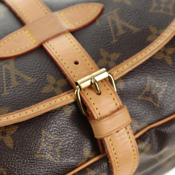 LOUIS VUITTON Monogram Saumur 30 Shoulder Bag M42256 LV Auth am11667V