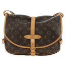 LOUIS VUITTON Monogram Saumur 30 Shoulder Bag M42256 LV Auth am11667V-2