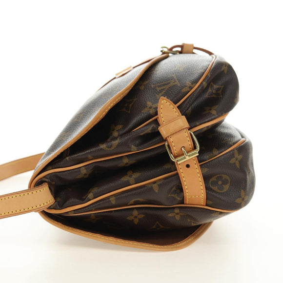 LOUIS VUITTON Monogram Saumur 30 Shoulder Bag M42256 LV Auth am11667V