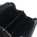 PRADA Bifold Wallet Safiano leather Black Silver Auth am11669V-16