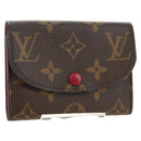 LOUIS VUITTON Monogram Porte Monnaie Rosary Portemonnee Fuchsia M41939 Auth am11670M-1