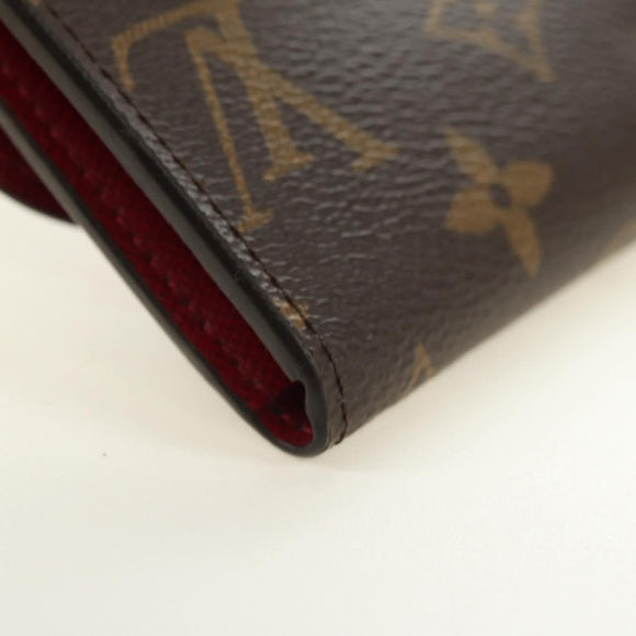 LOUIS VUITTON Monogram Porte Monnaie Rosary Portemonnee Fuchsia M41939 Auth am11670M