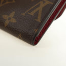 LOUIS VUITTON Monogram Porte Monnaie Rosary Portemonnee Fuchsia M41939 Auth am11670M-17