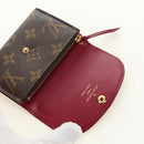 LOUIS VUITTON Monogram Porte Monnaie Rosary Portemonnee Fuchsia M41939 Auth am11670M-7