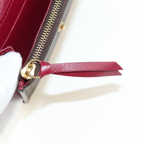 LOUIS VUITTON Monogram Porte Monnaie Rosary Portemonnee Fuchsia M41939 Auth am11670M