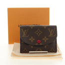 LOUIS VUITTON Monogram Porte Monnaie Rosary Portemonnee Fuchsia M41939 Auth am11670M-12