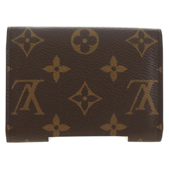 LOUIS VUITTON Monogram Porte Monnaie Rosary Portemonnee Fuchsia M41939 Auth am11670M