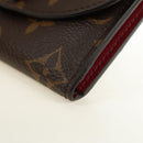 LOUIS VUITTON Monogram Porte Monnaie Rosary Portemonnee Fuchsia M41939 Auth am11670M-15