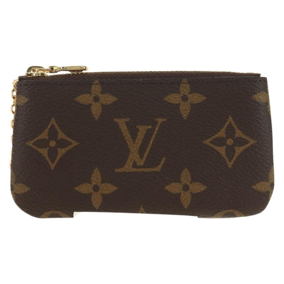 LOUIS VUITTON Monogram Pochette Cles Coin Purse M62650 LV Auth am11671M