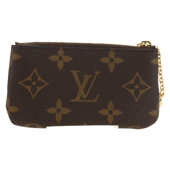 LOUIS VUITTON Monogram Pochette Cles Coin Purse M62650 LV Auth am11671M