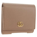 GUCCI Wallet Leather Pink Gold 598587 Auth am11673V-1