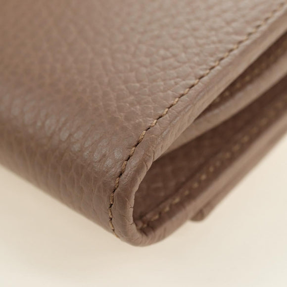 GUCCI Wallet Leather Pink Gold 598587 Auth am11673V