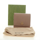 GUCCI Wallet Leather Pink Gold 598587 Auth am11673V-21