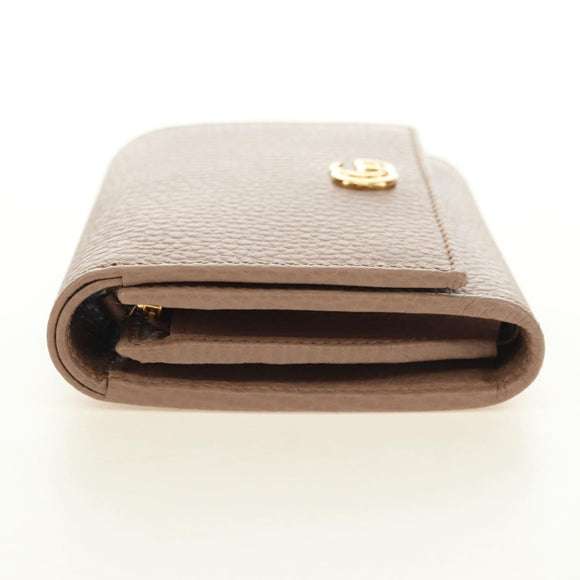 GUCCI Wallet Leather Pink Gold 598587 Auth am11673V