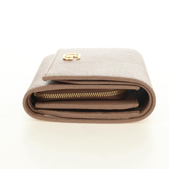 GUCCI Wallet Leather Pink Gold 598587 Auth am11673V
