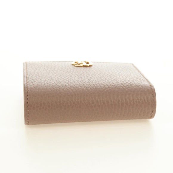 GUCCI Wallet Leather Pink Gold 598587 Auth am11673V