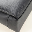 GUCCI Bamboo Hand Bag Leather 2way Gray Gold 000 926 0175 Auth am11676V-16