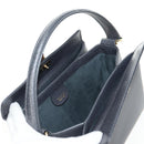 GUCCI Bamboo Hand Bag Leather 2way Gray Gold 000 926 0175 Auth am11676V-23