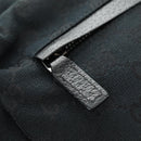 GUCCI Web Sherry Line Umhängetasche Canvas Schwarz Silber 169937 Auth am11677V-18