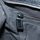 GUCCI Web Sherry Line Umhängetasche Canvas Schwarz Silber 169937 Auth am11677V-26