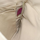 PRADA Tragetasche Canvas Leder Lila Silber Auth am11680-20