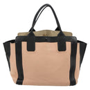 Chloe Alison Tote Bag Leather Pink Gold Auth am11681A-3