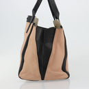 Chloe Alison Tote Bag Leather Pink Gold Auth am11681A-5
