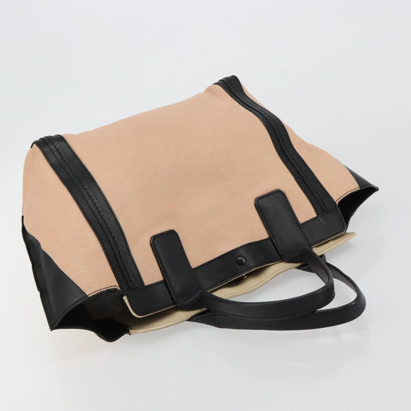 Chloe Alison Tote Bag Leather Pink Gold Auth am11681A