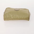 GUCCI Saint Laurent Cartier Bag PVC Leather 4 Set Beige Black Auth am11682-12