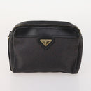 GUCCI Saint Laurent Cartier Bag PVC Leather 4 Set Beige Black Auth am11682-14
