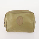 GUCCI Saint Laurent Cartier Bag PVC Leather 4 Set Beige Black Auth am11682-8