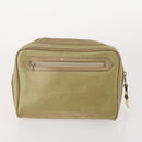 GUCCI Saint Laurent Cartier Bag PVC Leather 4 Set Beige Black Auth am11682-9