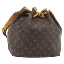 LOUIS VUITTON Monogram Petit Noe Schoudertas M42226 LV Auth am11684-1