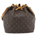 LOUIS VUITTON Monogram Petit Noe Schoudertas M42226 LV Auth am11684-13