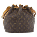 LOUIS VUITTON Monogram Petit Noe Schoudertas M42226 LV Auth am11684-2