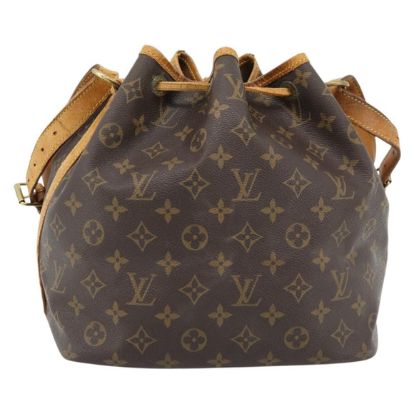 LOUIS VUITTON Monogram Petit Noe Schoudertas M42226 LV Auth am11684