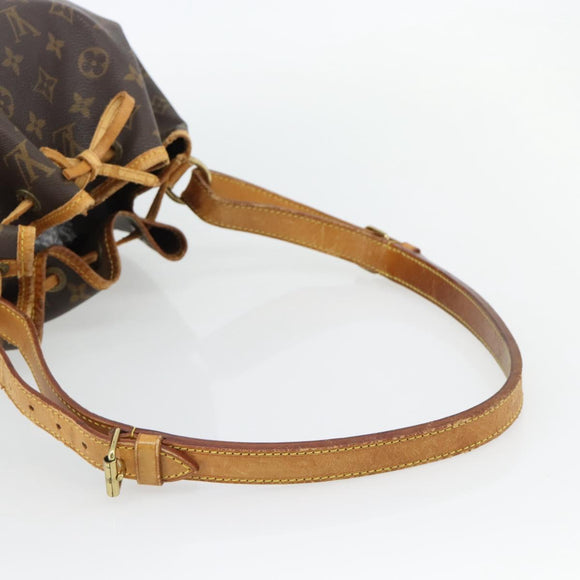 LOUIS VUITTON Monogram Petit Noe Schoudertas M42226 LV Auth am11684