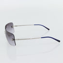 CHANEL Rimless CC Sunglasses metal Navy CC Auth am11685A-6