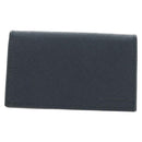 PRADA Card Case Safiano leather Navy Silver 2MC122 Auth am11686V-2