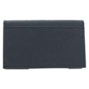 PRADA Card Case Safiano leather Navy Silver 2MC122 Auth am11686V-3