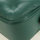 Maison Margiela Chain Shoulder Bag Leather Green Silver Auth am11687M-15